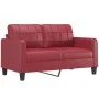 Set Sofas mit Kissen 3 Stück Kunstleder rot rot von , Sofas - Ref: Foro24-3201376, Preis: 524,05 €, Rabatt: %