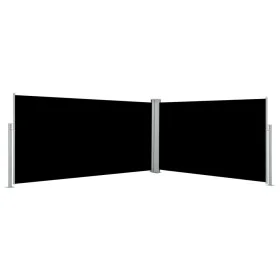Black retractable side awning 160x600 cm by vidaXL, Umbrellas - Ref: Foro24-42178, Price: 110,56 €, Discount: %