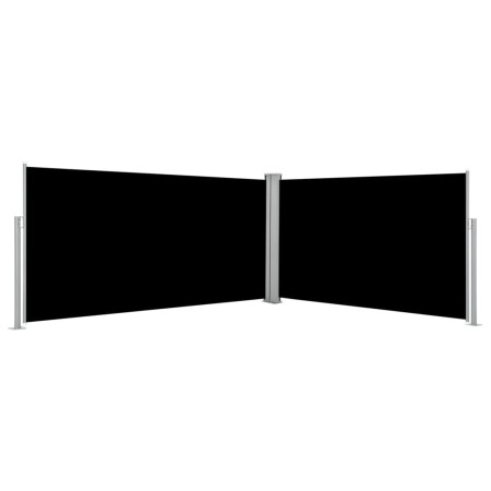 Toldo lateral retráctil negro 160x600 cm de vidaXL, Sombrillas - Ref: Foro24-42178, Precio: 116,23 €, Descuento: %