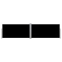 Toldo lateral retráctil negro 160x600 cm de vidaXL, Sombrillas - Ref: Foro24-42178, Precio: 116,23 €, Descuento: %