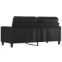 Sofá de 2 plazas de cuero sintético negro 140 cm by , Sofas - Ref: Foro24-359137, Price: 200,86 €, Discount: %