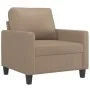 4-piece sofa set with cappuccino synthetic leather cushions by , Sofas - Ref: Foro24-3201407, Price: 611,06 €, Discount: %