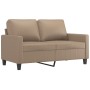 4-piece sofa set with cappuccino synthetic leather cushions by , Sofas - Ref: Foro24-3201407, Price: 621,38 €, Discount: %