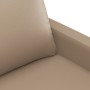 4-piece sofa set with cappuccino synthetic leather cushions by , Sofas - Ref: Foro24-3201407, Price: 621,38 €, Discount: %