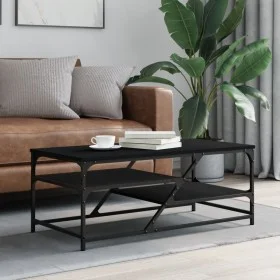 Black plywood coffee table 100x49x40 cm by , Coffee table - Ref: Foro24-835344, Price: 45,52 €, Discount: %