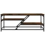 Smoked oak engineered wood coffee table 100x49x40 cm by , Coffee table - Ref: Foro24-835346, Price: 49,09 €, Discount: %