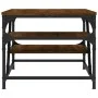 Smoked oak engineered wood coffee table 100x49x40 cm by , Coffee table - Ref: Foro24-835346, Price: 49,09 €, Discount: %
