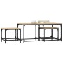 Stackable coffee tables set of 3, engineered wood in Sonoma oak. by , Coffee table - Ref: Foro24-835390, Price: 61,83 €, Disc...
