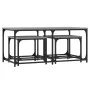 Stackable coffee tables set of 3, engineered wood, Sonoma gray. by , Coffee table - Ref: Foro24-835392, Price: 61,92 €, Disco...
