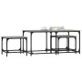 Stackable coffee tables set of 3, engineered wood, Sonoma gray. by , Coffee table - Ref: Foro24-835392, Price: 61,92 €, Disco...