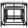 Stackable coffee tables set of 3, engineered wood, Sonoma gray. by , Coffee table - Ref: Foro24-835392, Price: 61,92 €, Disco...