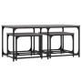 Stackable coffee tables set of 3, engineered wood, Sonoma gray. by , Coffee table - Ref: Foro24-835392, Price: 62,09 €, Disco...