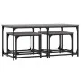 Stackable coffee tables set of 3, engineered wood, Sonoma gray. by , Coffee table - Ref: Foro24-835392, Price: 61,92 €, Disco...