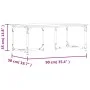 Gray Sonoma plywood coffee table 90x50x35 cm by , Coffee table - Ref: Foro24-835402, Price: 41,25 €, Discount: %
