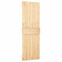 Schiebetür mit Beschlägen aus massivem Kiefernholz, 70 x 210 cm von , Türen - Ref: Foro24-3203044, Preis: 167,59 €, Rabatt: %