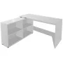 Corner desk 4 shelves white by vidaXL, Desks - Ref: Foro24-243060, Price: 201,54 €, Discount: %