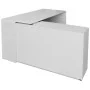 Corner desk 4 shelves white by vidaXL, Desks - Ref: Foro24-243060, Price: 201,54 €, Discount: %