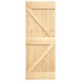 Schiebetür mit Beschlägen aus massivem Kiefernholz, 70 x 210 cm von , Türen - Ref: Foro24-3203136, Preis: 177,72 €, Rabatt: %