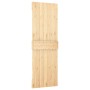 Schiebetür mit Beschlägen aus massivem Kiefernholz, 70 x 210 cm von , Türen - Ref: Foro24-3203136, Preis: 177,72 €, Rabatt: %