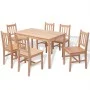 7-piece pine wood dining set by vidaXL, Furniture sets for kitchens and dining rooms - Ref: Foro24-242960, Price: 452,13 €, D...