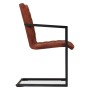 Dining chairs 4 units brown genuine leather by , dining chairs - Ref: Foro24-275238, Price: 685,50 €, Discount: %