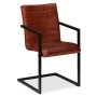 Sillas de comedor 4 unidades cuero auténtico marrón de , Sillas de comedor - Ref: Foro24-275238, Precio: 673,56 €, Descuento: %