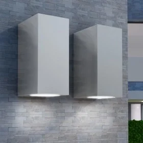 Außenwandleuchten mit Ober- und Unterlicht 2 Stk. von vidaXL, Außenbeleuchtung - Ref: Foro24-42225, Preis: 29,52 €, Rabatt: %