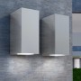 Außenwandleuchten mit Ober- und Unterlicht 2 Stk. von vidaXL, Außenbeleuchtung - Ref: Foro24-42225, Preis: 29,96 €, Rabatt: %