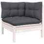Gartenmöbel 11-teilig und Kissen aus weißem Kiefernholz von , Gartensets - Ref: Foro24-3097014, Preis: 945,34 €, Rabatt: %