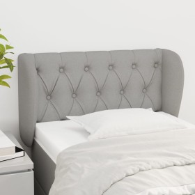 Kopfteil aus hellgrauem Stoff, 83 x 23 x 78/88 cm von , Kopf- und Fußteile - Ref: Foro24-3117454, Preis: 57,40 €, Rabatt: %