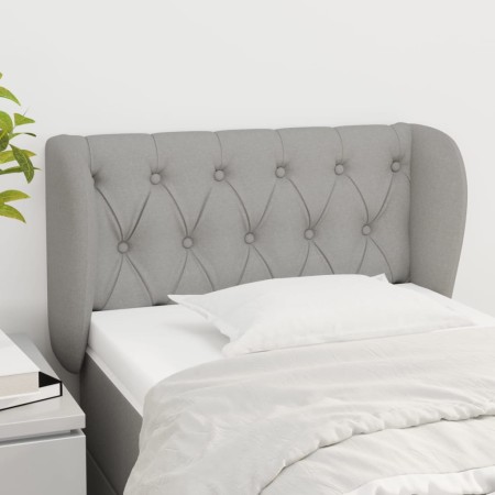 Cabecero de tela gris claro 83x23x78/88 cm de , Cabeceros y pies de cama - Ref: Foro24-3117454, Precio: 54,58 €, Descuento: %
