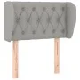 Kopfteil aus hellgrauem Stoff, 83 x 23 x 78/88 cm von , Kopf- und Fußteile - Ref: Foro24-3117454, Preis: 57,15 €, Rabatt: %