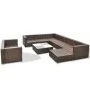Gartenmöbel-Set 10-teilig und braune synthetische Rattankissen von vidaXL, Gartensets - Ref: Foro24-41875, Preis: 1,00 €, Rab...