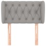 Cabecero de tela gris claro 83x23x78/88 cm de , Cabeceros y pies de cama - Ref: Foro24-3117454, Precio: 54,58 €, Descuento: %