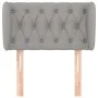 Kopfteil aus hellgrauem Stoff, 83 x 23 x 78/88 cm von , Kopf- und Fußteile - Ref: Foro24-3117454, Preis: 57,15 €, Rabatt: %