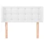Cabecero de cuero sintético blanco 83x16x78/88 cm de , Cabeceros y pies de cama - Ref: Foro24-3118841, Precio: 48,18 €, Descu...