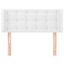 Kopfteil aus weißem Kunstleder, 83x16x78/88 cm von , Kopf- und Fußteile - Ref: Foro24-3118841, Preis: 46,38 €, Rabatt: %