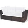 Gartenmöbel-Set 10-teilig und braune synthetische Rattankissen von vidaXL, Gartensets - Ref: Foro24-41875, Preis: 1,00 €, Rab...