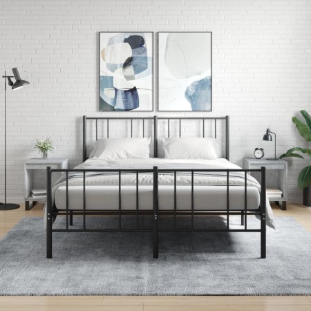 Nachttische 2 Stück betongraues Holzwerkstoff 40x35x50 cm von , Nachttische - Ref: Foro24-830741, Preis: 55,78 €, Rabatt: %