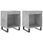 Nachttische 2 Stück betongraues Holzwerkstoff 40x35x50 cm von , Nachttische - Ref: Foro24-830741, Preis: 55,78 €, Rabatt: %