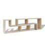 Mueble para TV en forma de L color roble de vidaXL, Muebles TV - Ref: Foro24-243065, Precio: 115,91 €, Descuento: %