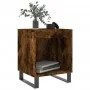 Nightstands 2 pcs engineered wood smoked oak 40x35x50 cm by , Nightstands - Ref: Foro24-830743, Price: 46,66 €, Discount: %