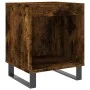 Nachttische 2 Stück, Holzwerkstoff, geräucherte Eiche, 40 x 35 x 50 cm von , Nachttische - Ref: Foro24-830743, Preis: 46,66 €...