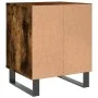 Nachttische 2 Stück, Holzwerkstoff, geräucherte Eiche, 40 x 35 x 50 cm von , Nachttische - Ref: Foro24-830743, Preis: 46,66 €...