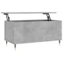 Mesa de centro madera contrachapada gris hormigón 90x44,5x45 cm de , Mesas de centro - Ref: Foro24-830968, Precio: 67,02 €, D...