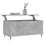 Mesa de centro madera contrachapada gris hormigón 90x44,5x45 cm de , Mesas de centro - Ref: Foro24-830968, Precio: 67,75 €