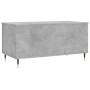 Mesa de centro madera contrachapada gris hormigón 90x44,5x45 cm de , Mesas de centro - Ref: Foro24-830968, Precio: 67,75 €