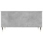 Mesa de centro madera contrachapada gris hormigón 90x44,5x45 cm de , Mesas de centro - Ref: Foro24-830968, Precio: 67,75 €
