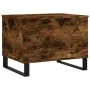 Mesa de centro madera contrachapada roble ahumado 60x44,5x45 cm de , Mesas de centro - Ref: Foro24-830961, Precio: 54,69 €, D...
