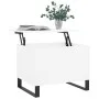 Mesa de centro madera contrachapada blanco 60x44,5x45 cm de , Mesas de centro - Ref: Foro24-830956, Precio: 70,65 €, Descuent...